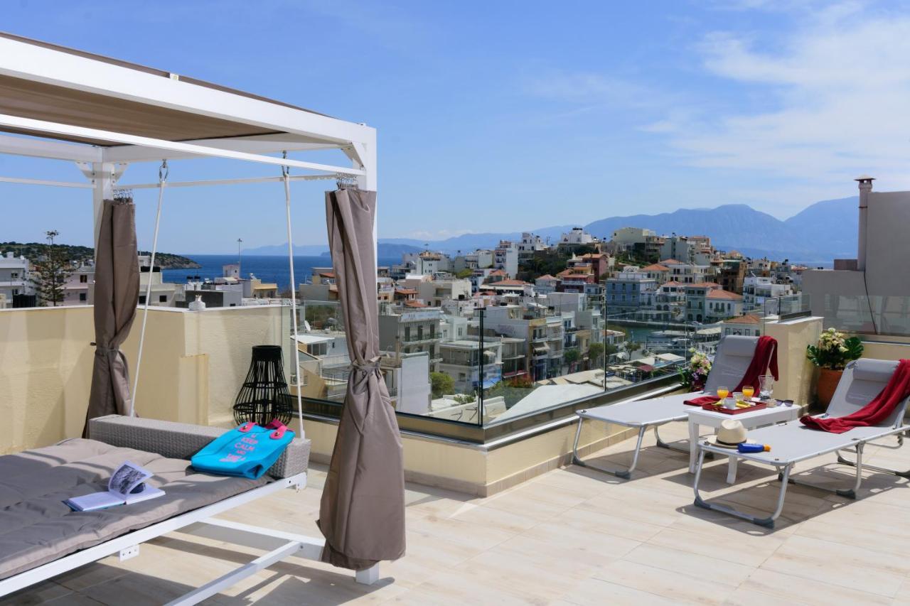Luxury Lake View Center House Agios Nikolaos  Exterior photo