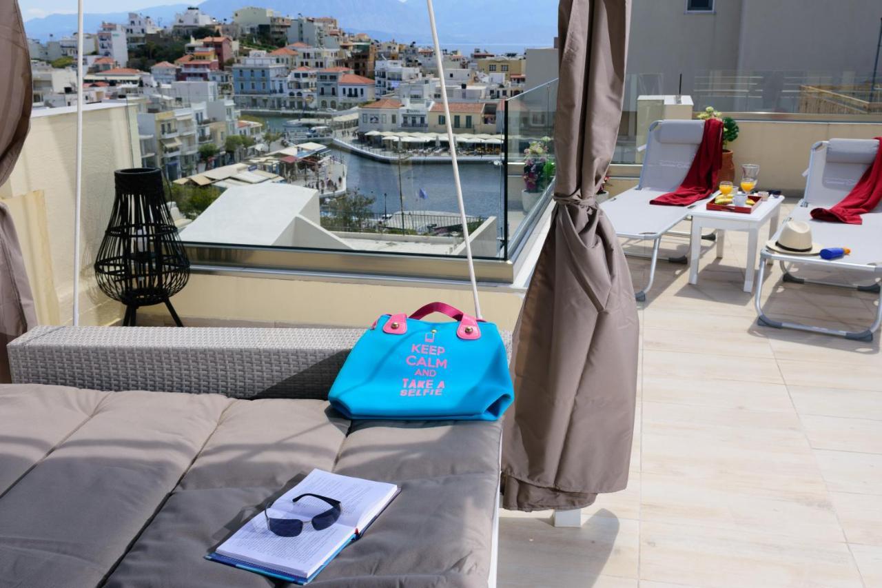Luxury Lake View Center House Agios Nikolaos  Exterior photo