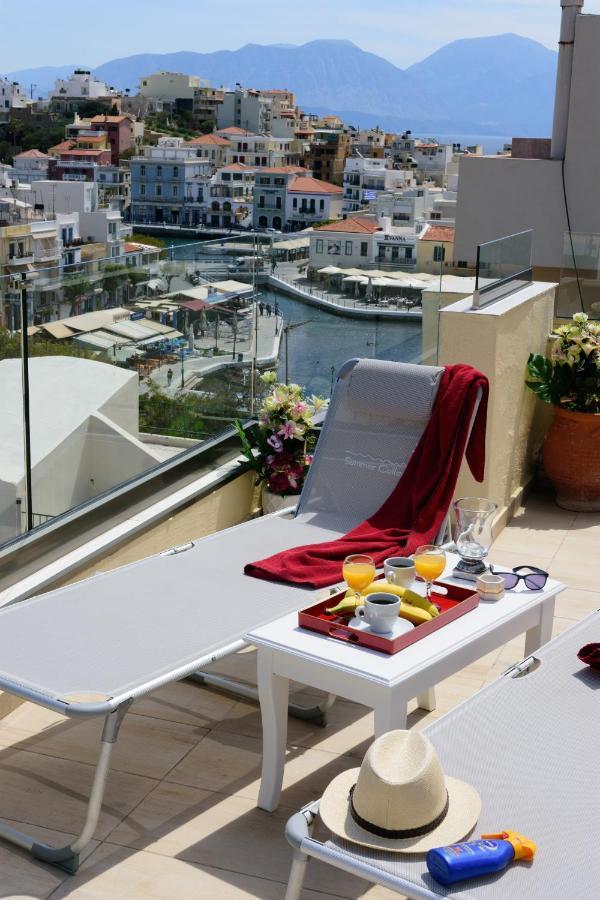 Luxury Lake View Center House Agios Nikolaos  Exterior photo